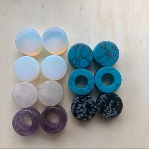 SOLD Plugs gauges 3/4 stone bundle